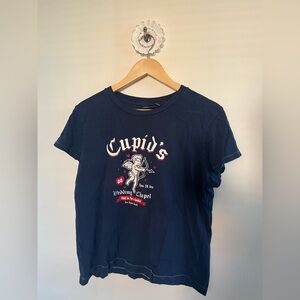 American Eagle Outfitters Dark Blue Tee
